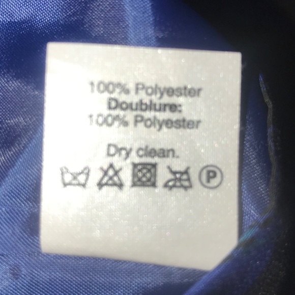 J. Crew Blue & Black Printed Three Quarter Sleeve Gallery Shift Mini Dress - Picture 9 of 11